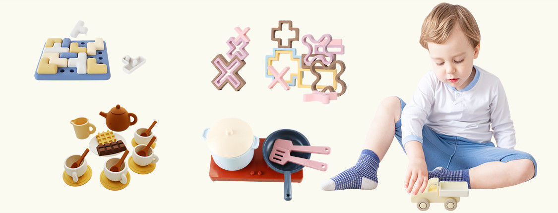 Grupo dos utensílios de mesa do silicone