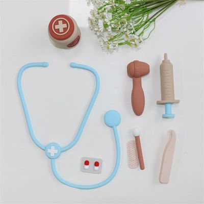 Produtos de brinquedos de silicone para bebês com função de desempenho de papel de 8 peças