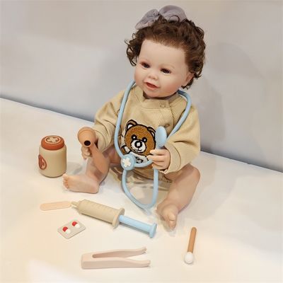 Conjunto de Mini Chef de Churrasco de Silicone de 19 Peças com Logotipo Personalizado – Brinquedo de Cozinha de Faz de Conta para Crianças