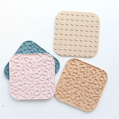 PAISEN Custom Silicone Pet Dog Lick Pad Mat Facil de limpar Sucção de Copo para alimentação saudável de cães gatos Pet Bowls Feeders