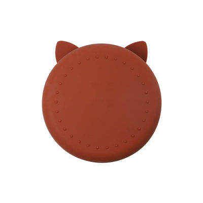 Grade Alimentar Silicone Bebê Gato Dividido Placa de Alimentação Taça Cartoon Fox pratos Sucção