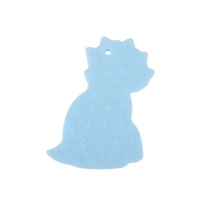 Bebê colorido silicone personalizado Teether com cavalo Dino Shape dos carneiros