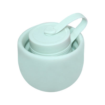 Delicado 500Ml dobrável da garrafa de água do silicone do ODM do OEM para correr