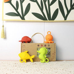 O banho animal do silicone da forma brinca a água de pulverização para o presente das crianças da criança