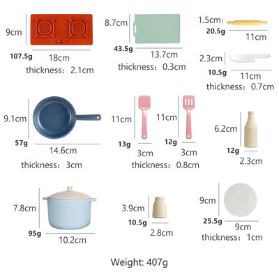 2023 brinquedos livres não tóxicos novos do silicone do bebê de BPA para o cozimento da cozinha da casa do jogo