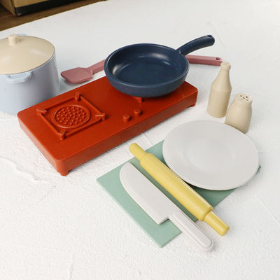 2023 brinquedos livres não tóxicos novos do silicone do bebê de BPA para o cozimento da cozinha da casa do jogo