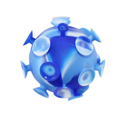 Multi bola colorida do copo da sução dos brinquedos do silicone do bebê para o partido das crianças