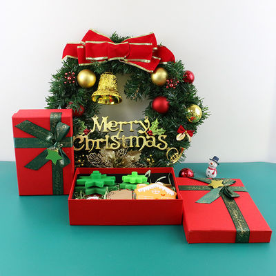 Brinquedos livres do silicone do bebê de BPA, empilhador da árvore de Natal para crianças Teether