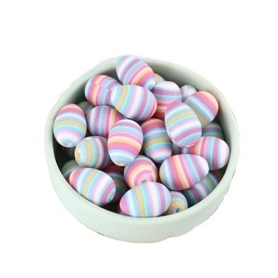 Silicone da forma DIY do ovo que sai os dentes o grânulo Chewable para a fatura da colar