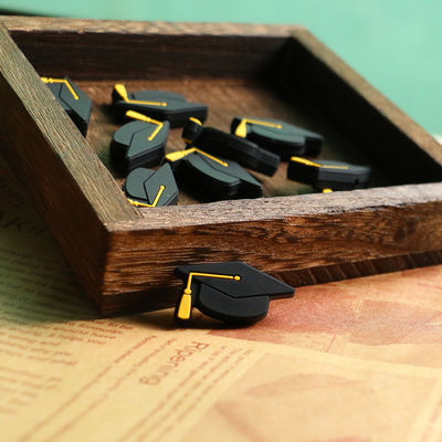 Grânulos focais personalizados do silicone para o grampo DIY do bracelete da graduação das penas