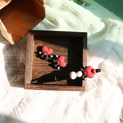 Material mau do produto comestível de Bunny Custom Silicone Focal Beads para Pen Making