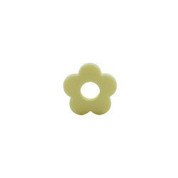 Silicone dos furos da flor que sai os dentes o grânulo 4.5cm para a colar da mastigação do grampo da chupeta de DIY