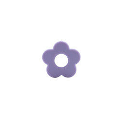 Silicone dos furos da flor que sai os dentes o grânulo 4.5cm para a colar da mastigação do grampo da chupeta de DIY