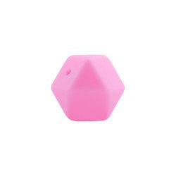 silicone do hexágono de 17mm que sai os dentes a segurança amigável de Eco do grânulo Chewable para sair os dentes do bebê