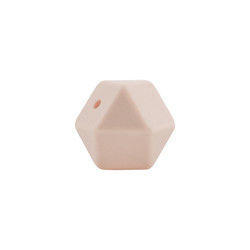 silicone do hexágono de 17mm que sai os dentes a segurança amigável de Eco do grânulo Chewable para sair os dentes do bebê