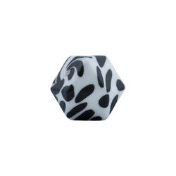 silicone do hexágono de 17mm que sai os dentes a segurança amigável de Eco do grânulo Chewable para sair os dentes do bebê