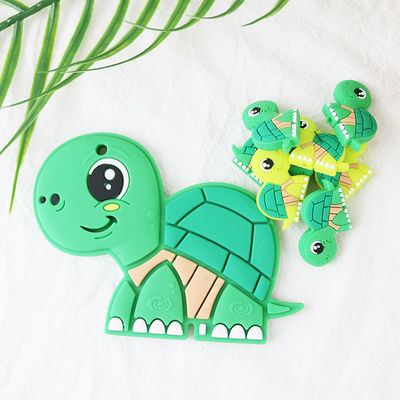 Grânulos animais do silicone pequeno, bebê Teether dos grânulos do silicone para o bracelete de correntes da colar