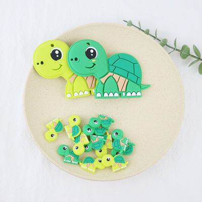 Grânulos animais do silicone pequeno, bebê Teether dos grânulos do silicone para o bracelete de correntes da colar