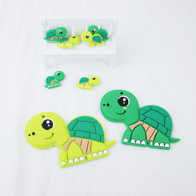 Grânulos animais do silicone pequeno, bebê Teether dos grânulos do silicone para o bracelete de correntes da colar