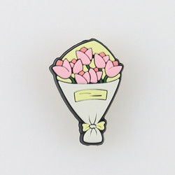 Silicone cor-de-rosa da joia que sai os dentes o grânulo não tóxico para o presente do bebê DIY