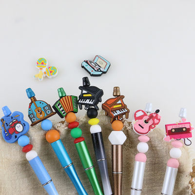 O silicone amigável de Eco personalizou sair os dentes grânulos para o bracelete de Keychains