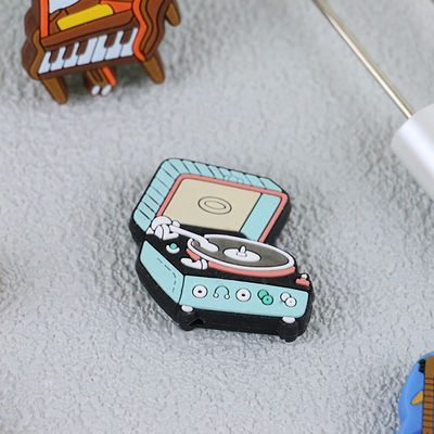 O silicone amigável de Eco personalizou sair os dentes grânulos para o bracelete de Keychains