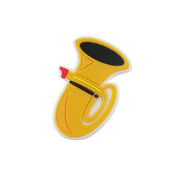 O silicone amigável de Eco personalizou sair os dentes grânulos para o bracelete de Keychains