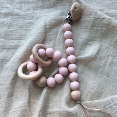 Silicone personalizado que sai os dentes o bracelete do grânulo para o jogo infantil das crianças do bebê