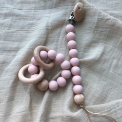 Silicone personalizado que sai os dentes o bracelete do grânulo para o jogo infantil das crianças do bebê