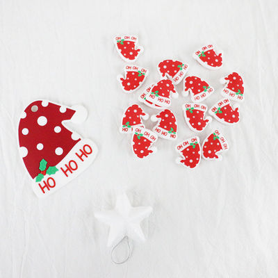 Mini Food Grade Christmas Silicone perla para a colar da corrente da chupeta de DIY