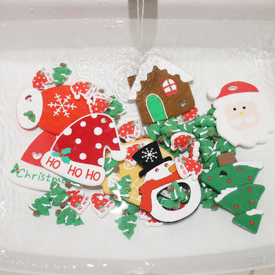 Mini Food Grade Christmas Silicone perla para a colar da corrente da chupeta de DIY