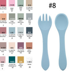 Modern Style Silicone Dinnerware Set, BPA Free Baby Silicone Plate Bowl Cup Bib Spoon Fork Set de alimentação