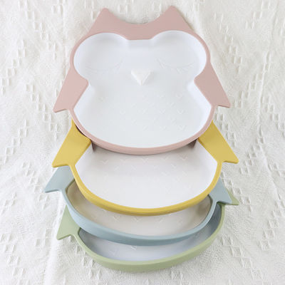 Placa de alimentação do silicone infantil livre de BPA impermeável com parte inferior da sução