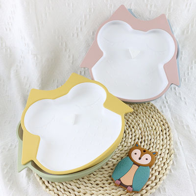 Placa de alimentação do silicone infantil livre de BPA impermeável com parte inferior da sução