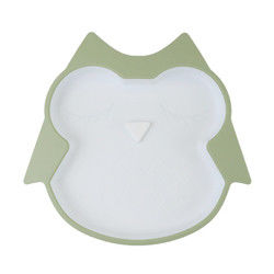 Placa de alimentação do silicone infantil livre de BPA impermeável com parte inferior da sução
