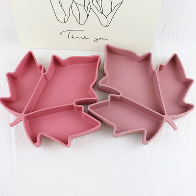 As placas do silicone da criança do produto comestível, sução da forma do bordo dividiram a placa inquebrável