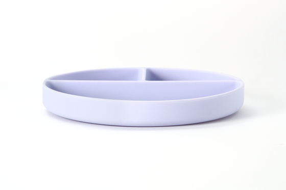 Tipo círculo da sução do grupo da placa do bebê do silicone dado forma para a alimentação da criança