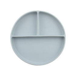 Tipo círculo da sução do grupo da placa do bebê do silicone dado forma para a alimentação da criança