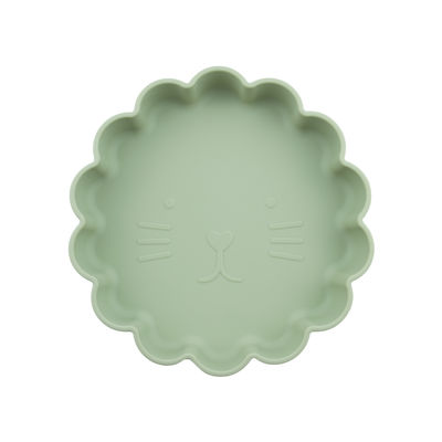 O silicone amigável da criança da sução de Eco chapeia o delicado para o OEM do jantar do bebê