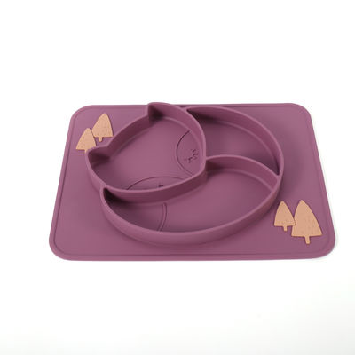 O silicone dividido sução da criança chapeia brandamente com personaliza o logotipo