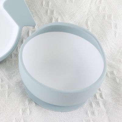 Grupo livre feito sob encomenda da bacia do comida para bebê de BPA, bacia do silicone do bebê da sução do produto comestível