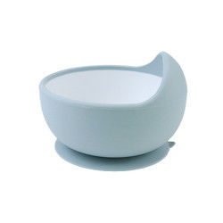 Grupo livre feito sob encomenda da bacia do comida para bebê de BPA, bacia do silicone do bebê da sução do produto comestível