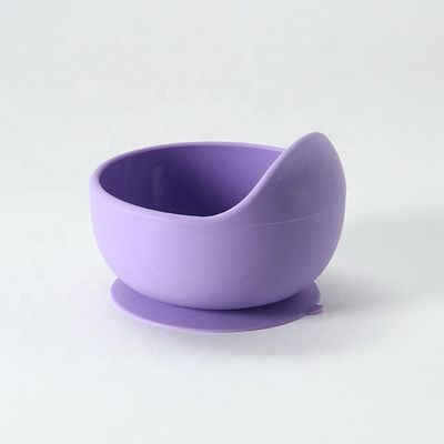 A bacia durável do silicone das multi cores ajustou-se brandamente flexível para a alimentação do bebê