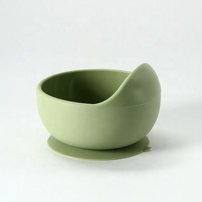 A bacia durável do silicone das multi cores ajustou-se brandamente flexível para a alimentação do bebê