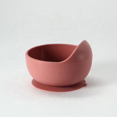 A bacia durável do silicone das multi cores ajustou-se brandamente flexível para a alimentação do bebê