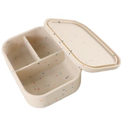 lancheira dobrável do silicone de 800ml 1200ml para o escritório exterior Bento