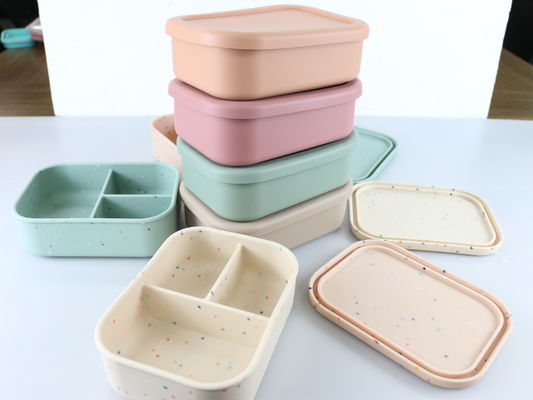 Recipiente de armazenamento sustentável do alimento do silicone para o ODM dos trabalhadores de estudantes