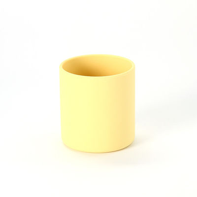 O copo BPA das crianças do silicone da prova do derramamento livra não tóxico para o treinamento infantil