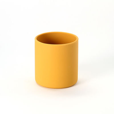 O copo BPA das crianças do silicone da prova do derramamento livra não tóxico para o treinamento infantil