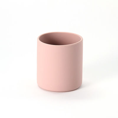 O copo BPA das crianças do silicone da prova do derramamento livra não tóxico para o treinamento infantil